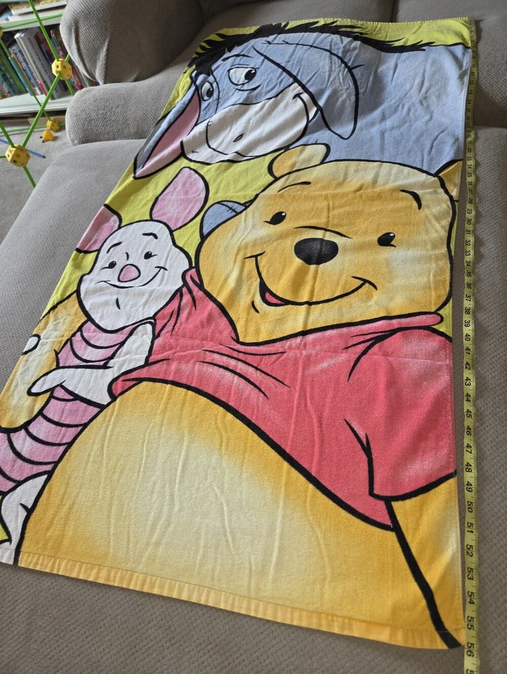 Disney Winnie the Pooh Beach Towel Piglet Eeyore Pool Swim Towel 56